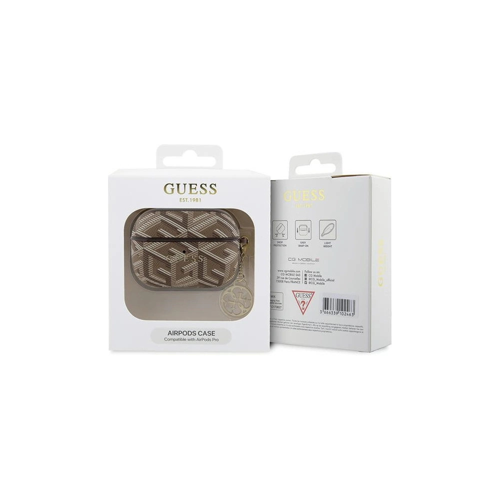 Hurtownia GSM - Etui Guess GUAPPGCE4CW kryt AirPods Pro GCube Charm hnědý/brown - GUE2779 - {ean13} - Hurt
