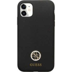 Wholesale Guess GUHCN614DGPK Apple iPhone 11/XR hardcase Silicone Logo Strass 4G black - GUE2780 - {ean13} - Hurt