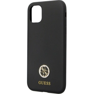 Hurtownia GSM - Etui Guess GUHCN614DGPK Apple iPhone 11/XR hardcase Silicon Logo Strass 4G negru/black - GUE2780 - {ean13} - Hurt