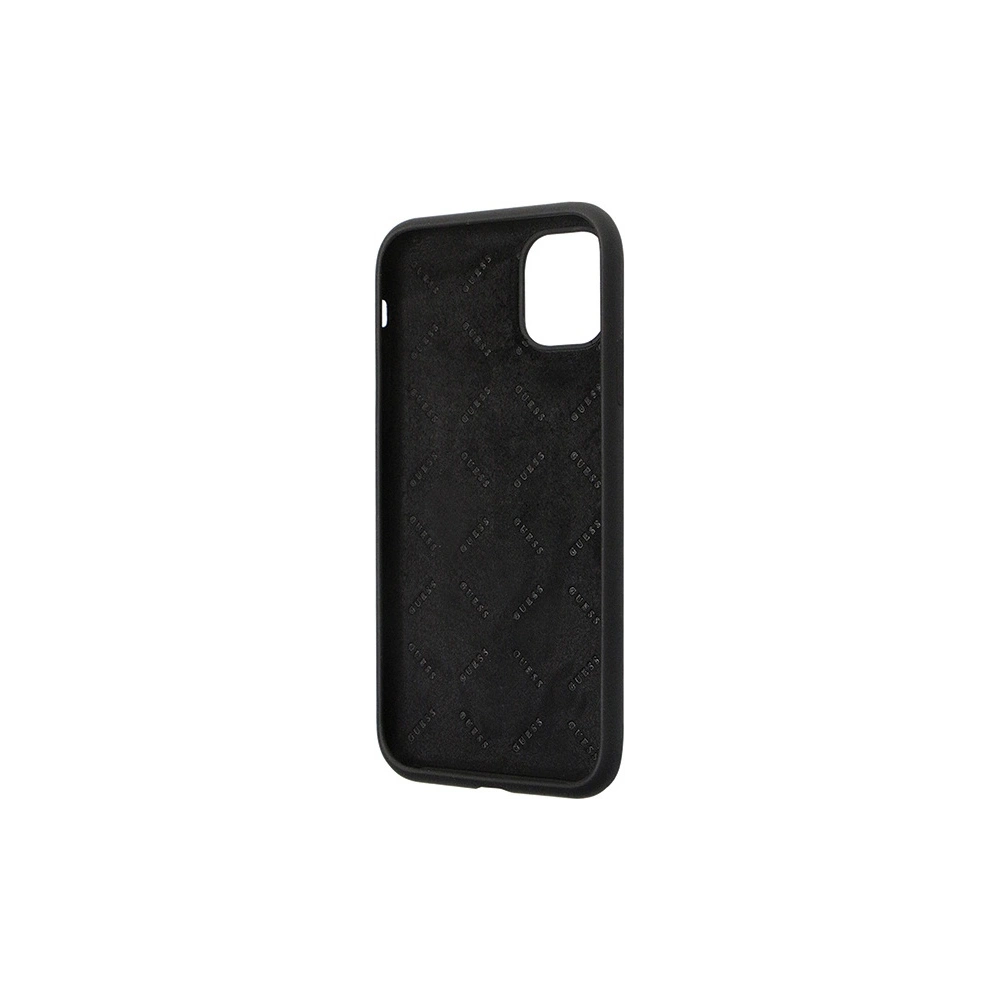 Hurtownia GSM - Etui Guess GUHCN614DGPK Apple iPhone 11/XR hardcase Silicon Logo Strass 4G negru/black - GUE2780 - {ean13} - Hurt