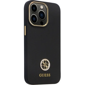 Hurtownia GSM - Case Guess GUHCP13LM4DGPK Apple iPhone 13/13 Pro Hartschale Silikon Logo Strass 4G schwarz/black - GUE2781 - {ean13} - Hurt