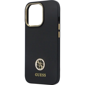 Hurtownia GSM - Case Guess GUHCP13LM4DGPK Apple iPhone 13/13 Pro Hartschale Silikon Logo Strass 4G schwarz/black - GUE2781 - {ean13} - Hurt