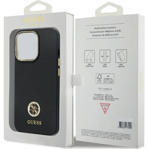 Hurtownia GSM - Case Guess GUHCP13LM4DGPK Apple iPhone 13/13 Pro Hartschale Silikon Logo Strass 4G schwarz/black - GUE2781 - {ean13} - Hurt