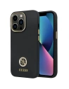 Etui Guess GUHCP13XM4DGPK Apple iPhone 13 Pro Max hardcase Silicone Logo Strass 4G černý/black