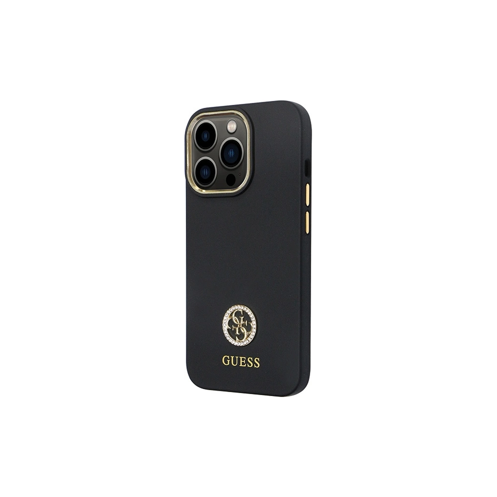 Hurtownia GSM - Etui Guess GUHCP13XM4DGPK Apple iPhone 13 Pro Max hardcase Silicone Logo Strass 4G černý/black - GUE2782 - {ean13} - Hurt