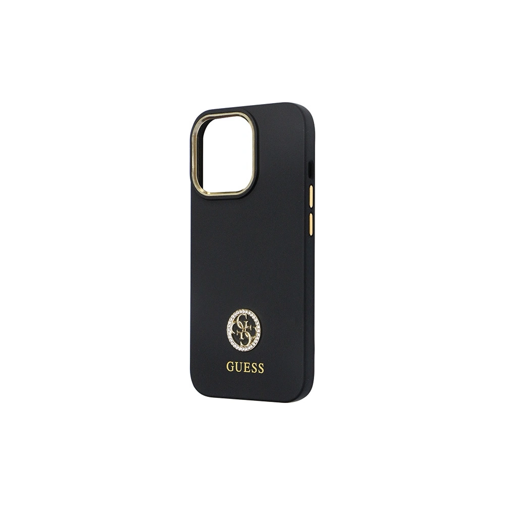 Hurtownia GSM - Etui Guess GUHCP13XM4DGPK Apple iPhone 13 Pro Max hardcase Silicone Logo Strass 4G černý/black - GUE2782 - {ean13} - Hurt