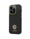 Hurtownia GSM - Case Guess GUHCP14LM4DGPK Apple iPhone 14 Pro Hardcase Silikon Logo Strass 4G schwarz/black - GUE2783 - {ean13} - Hurt