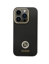 Hurtownia GSM - Case Guess GUHCP14LM4DGPK Apple iPhone 14 Pro Hardcase Silikon Logo Strass 4G schwarz/black - GUE2783 - {ean13} - Hurt
