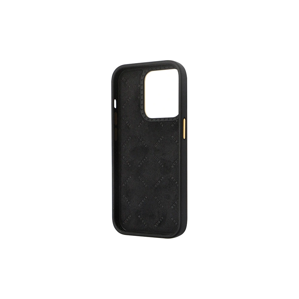 Hurtownia GSM - Etui Guess GUHCP14LM4DGPK Apple iPhone 14 Pro hardcase Silicon Logo Strass 4G negru/black - GUE2783 - {ean13} - Hurt
