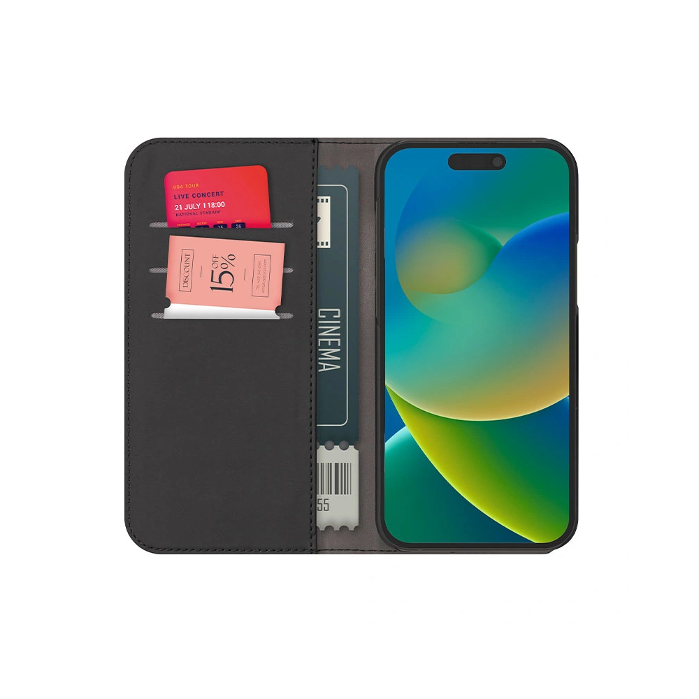 Hurtownia GSM - Case PURO Wallet Detachable 2w1 Apple iPhone 15 (schwarz) - PUR732 - {ean13} - Hurt