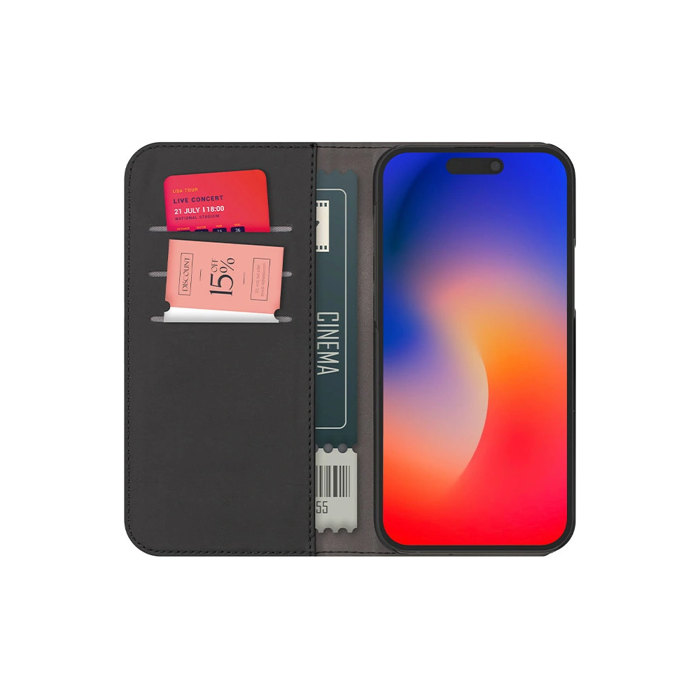 Hurtownia GSM - Etui PURO Wallet Detachable 2w1 Apple iPhone 15 Plus / 14 Plus (černý) - PUR736 - {ean13} - Hurt
