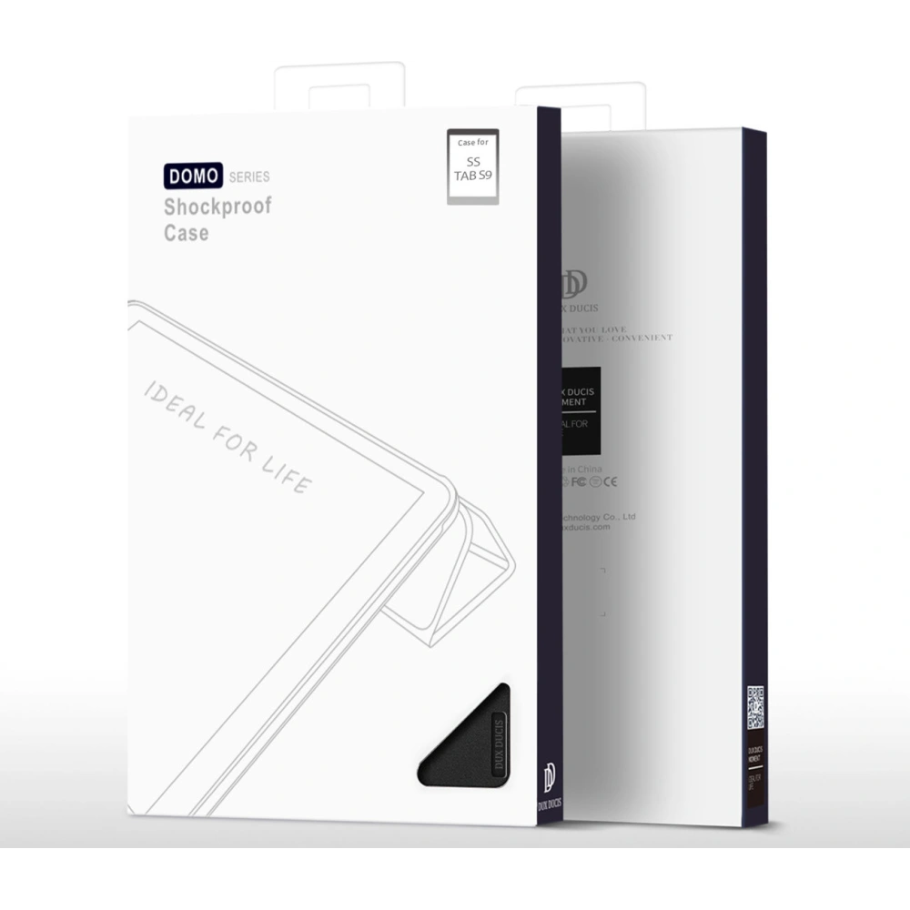Hurtownia GSM - Dux Ducis Domo etui Samsung Galaxy Tab S9 FE fekete - DDS1827 - {ean13} - Hurt