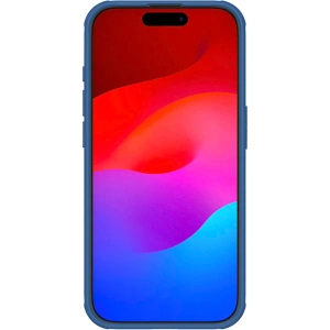 Etui Nillkin Super Frosted Shield Pro Apple iPhone 15 Pro niebieskie