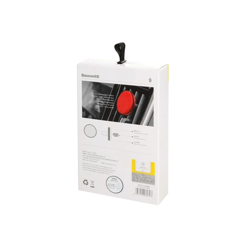 Wholesale Baseus Fabric Artifact Car Air Refresher Black - BSU246BLK - {ean13} - Hurt