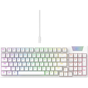 Wholesale Havit KB885L RGB gaming mechanical keyboard white - HVT218 - {ean13} - Hurt