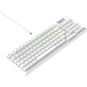 Wholesale Havit KB885L RGB gaming mechanical keyboard white - HVT218 - {ean13} - Hurt