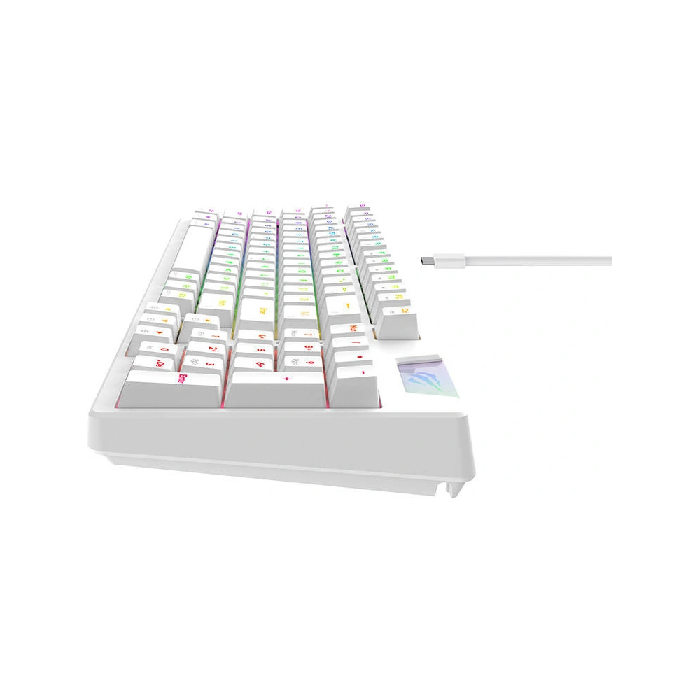Hurtownia GSM - Herní mechanická klávesnice Havit KB885L RGB bílá - HVT218 - {ean13} - Hurt