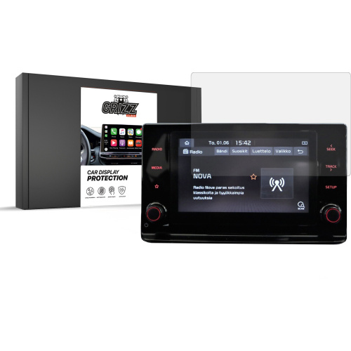 GrizzGlass Distributor - 5904063584161 - GRZ6585 - Matte GrizzGlass CarDisplay Protection Kia Ceed 8 inch 2023 - B2B homescreen