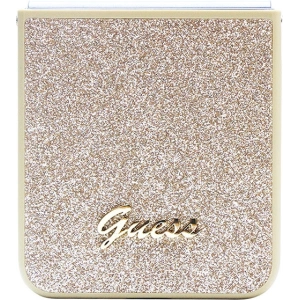 Hurtownia GSM - Case Guess GUHCZF5HGGSHD Samsung Galaxy Z Flip 5 Hardcase Glitter Script gold - GUE2785 - {ean13} - Hurt