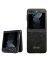 Guess GUHCZF5HGGSHK Samsung Galaxy Z Flip 5 hardcase Glitter Script black