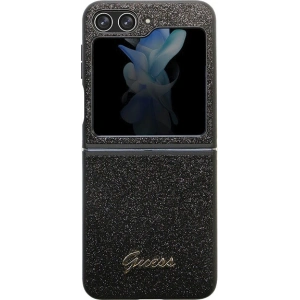 Hurtownia GSM - Etui Guess GUHCZF5HGGSHK Samsung Galaxy Z Flip 5 hardcase Glitter Script negru/black - GUE2786 - {ean13} - Hurt