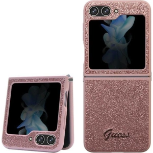 Hurtownia GSM - Etui Guess GUHCZF5HGGSHP Samsung Galaxy Z Flip 5 hardcase Glitter Script roz/pink - GUE2787 - {ean13} - Hurt