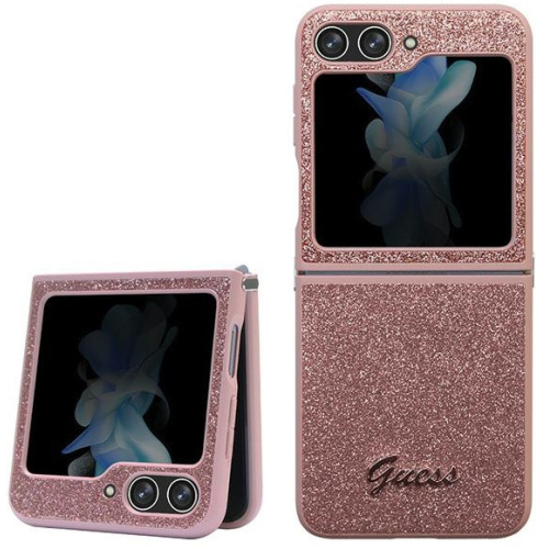 Hurtownia Guess - 3666339173999 - GUE2787 - Etui Guess GUHCZF5HGGSHP Samsung Galaxy Z Flip 5 hardcase Glitter Script różowy/pink - B2B homescreen