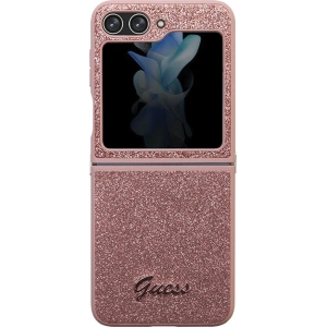 Hurtownia GSM - Etui Guess GUHCZF5HGGSHP Samsung Galaxy Z Flip 5 hardcase Glitter Script roz/pink - GUE2787 - {ean13} - Hurt