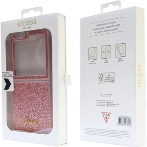 Hurtownia GSM - Case Guess GUHCZF5HGGSHP Samsung Galaxy Z Flip 5 Hardcase Glitter Script rosa/pink - GUE2787 - {ean13} - Hurt