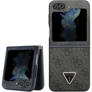 Hurtownia GSM - Case Guess GUHCZF5P4TDPK Samsung Galaxy Z Flip 5 Hardcase Leder 4G Diamond Triangle schwarz/black - GUE2788 - {ean13} - Hurt