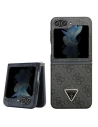 Hurtownia GSM - Case Guess GUHCZF5P4TDPK Samsung Galaxy Z Flip 5 Hardcase Leder 4G Diamond Triangle schwarz/black - GUE2788 - {ean13} - Hurt