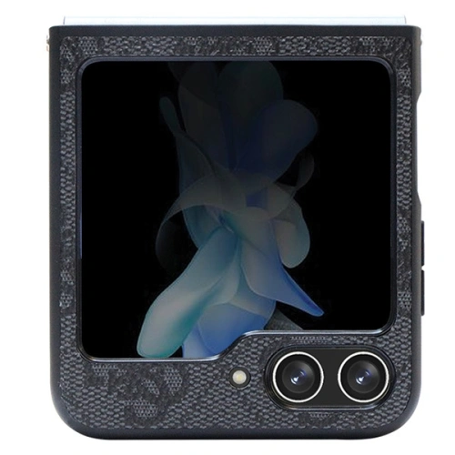 Etui Guess GUHCZF5P4TDPK Samsung Galaxy Z Flip 5 hardcase Leather 4G Diamond Triangle czarny/black