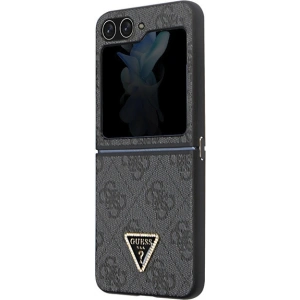 Hurtownia GSM - Case Guess GUHCZF5P4TDPK Samsung Galaxy Z Flip 5 Hardcase Leder 4G Diamond Triangle schwarz/black - GUE2788 - {ean13} - Hurt