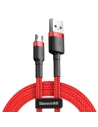 Kabel Micro USB Baseus Cafule 2.4A 0,5m (roșu)