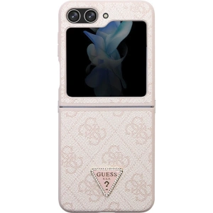 Hurtownia GSM - Case Guess GUHCZF5P4TDPP Samsung Galaxy Z Flip 5 Hardcase Leder 4G Triangle Strass rosa/pink - GUE2789 - {ean13} - Hurt