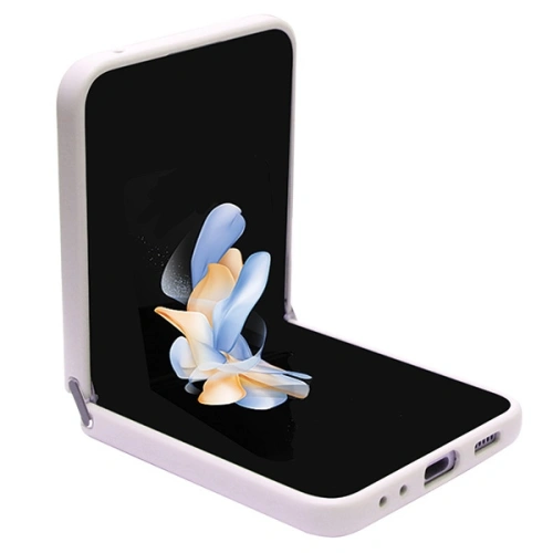 Etui Guess GUHCZF5P4TDPP Samsung Galaxy Z Flip 5 hardcase Leather 4G Triangle Strass różowy/pink