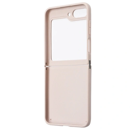 Etui Guess GUHCZF5P4TDPP Samsung Galaxy Z Flip 5 hardcase Leather 4G Triangle Strass różowy/pink