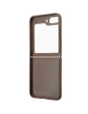 Hurtownia GSM - Case Guess GUHCZF5P4TDPW Samsung Galaxy Z Flip 5 Hardcase Leder 4G Dreieck Strass braun/brown - GUE2790 - {ean13} - Hurt