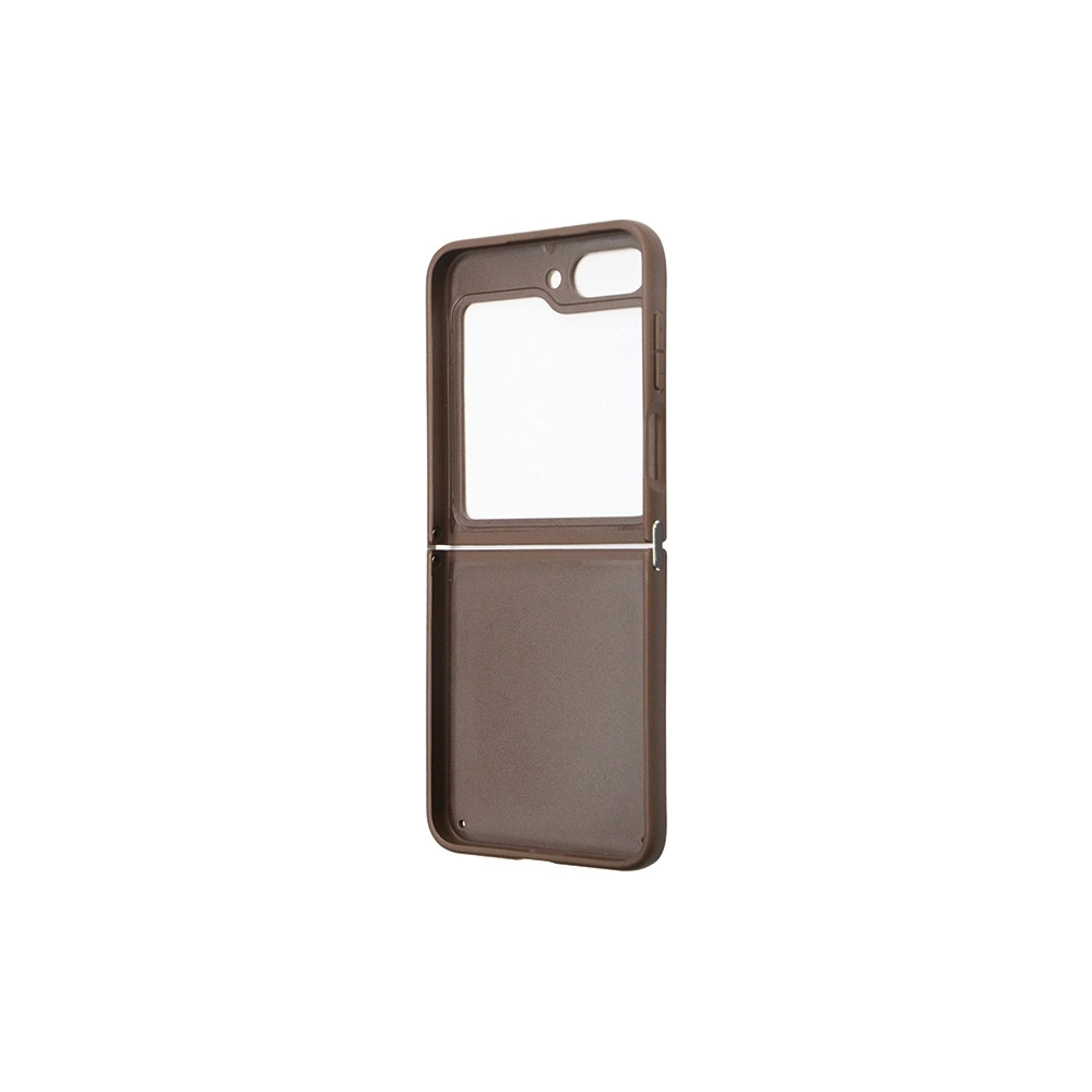 Hurtownia GSM - Case Guess GUHCZF5P4TDPW Samsung Galaxy Z Flip 5 Hardcase Leder 4G Dreieck Strass braun/brown - GUE2790 - {ean13} - Hurt