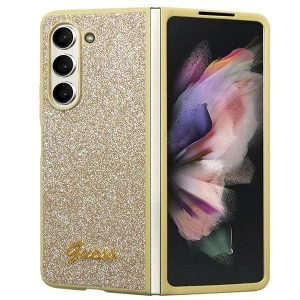 Hurtownia GSM - Etui Guess GUHCZFD5HGGSHD Samsung Galaxy Z Fold 5 hardcase Glitter Script aurie/gold - GUE2791 - {ean13} - Hurt