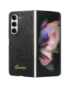 Guess GUHCZFD5HGGSHK Samsung Galaxy Z Fold 5 hardcase Glitter Script black