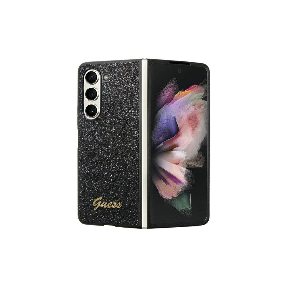 Hurtownia GSM - Etui Guess GUHCZFD5HGGSHK Samsung Galaxy Z Fold 5 keménytok Glitter Script fekete/black - GUE2792 - {ean13} - Hurt