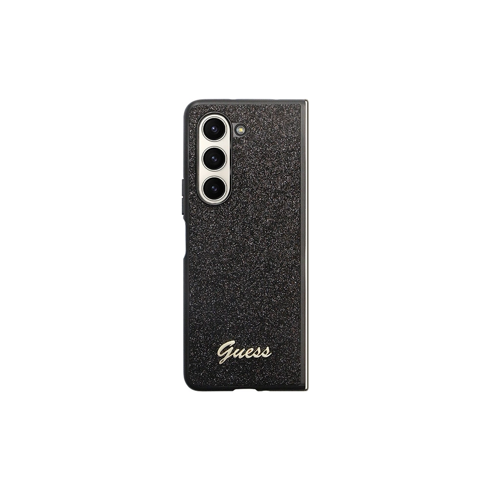Hurtownia GSM - Etui Guess GUHCZFD5HGGSHK Samsung Galaxy Z Fold 5 keménytok Glitter Script fekete/black - GUE2792 - {ean13} - Hurt