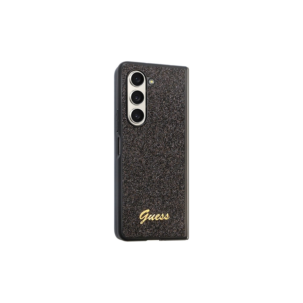 Hurtownia GSM - Etui Guess GUHCZFD5HGGSHK Samsung Galaxy Z Fold 5 keménytok Glitter Script fekete/black - GUE2792 - {ean13} - Hurt