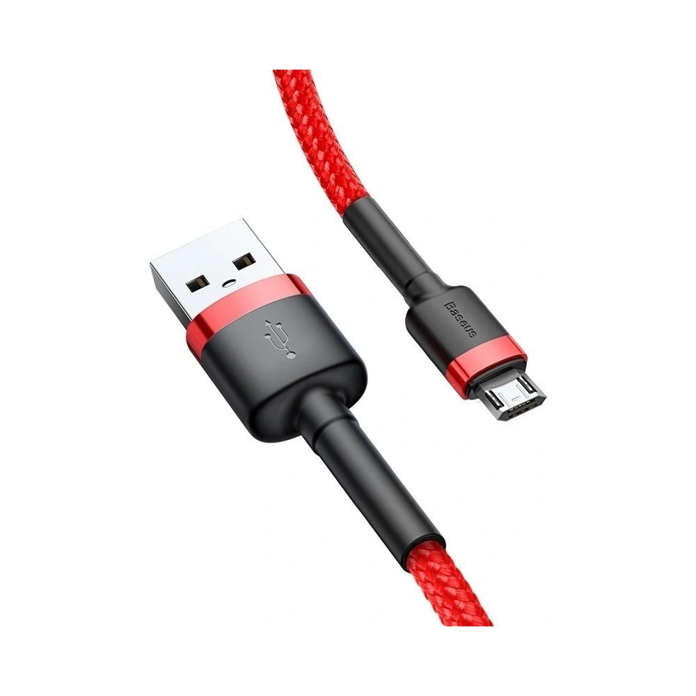 Hurtownia GSM - Kabel Micro USB Baseus Cafule 2.4A 0,5m (roșu) - BSU251RED - {ean13} - Hurt