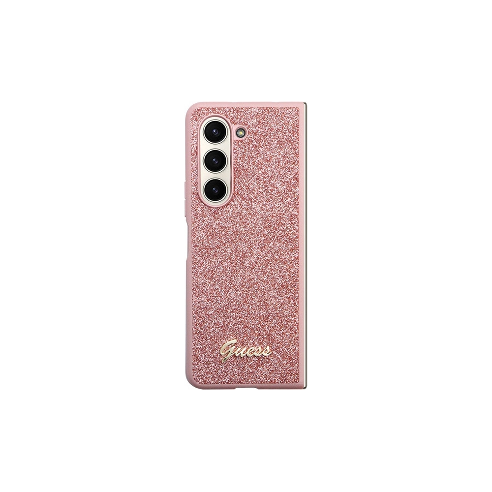 Hurtownia GSM - Etui Guess GUHCZFD5HGGSHP Samsung Galaxy Z Fold 5 hardcase Glitter Script růžový/pink - GUE2793 - {ean13} - Hurt