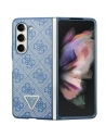 Wholesale Guess GUHCZFD5P4TDPB Samsung Galaxy Z Fold 5 hardcase Leather 4G Triangle Strass blue - GUE2794 - {ean13} - Hurt