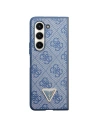Wholesale Guess GUHCZFD5P4TDPB Samsung Galaxy Z Fold 5 hardcase Leather 4G Triangle Strass blue - GUE2794 - {ean13} - Hurt
