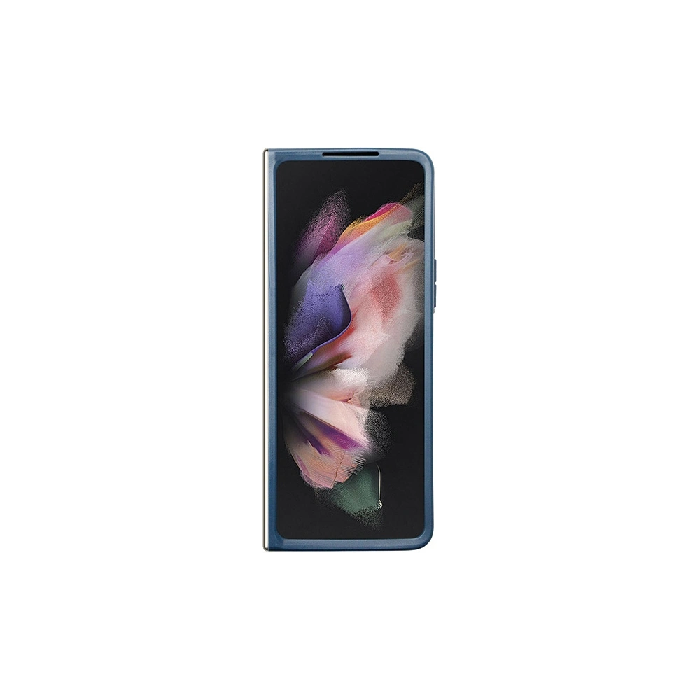Hurtownia GSM - Etui Guess GUHCZFD5P4TDPB Samsung Galaxy Z Fold 5 kemény tok Bőr 4G Háromszög Strassz kék/blue - GUE2794 - {ean13} - Hurt