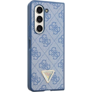 Wholesale Guess GUHCZFD5P4TDPB Samsung Galaxy Z Fold 5 hardcase Leather 4G Triangle Strass blue - GUE2794 - {ean13} - Hurt